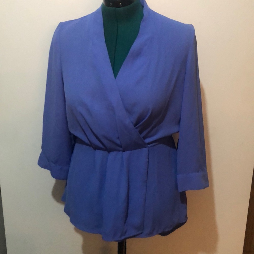 Purple/blue blouse